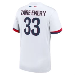 Paris Saint-Germain PSG Fußballtrikots 2024-25 Zaire-Emery #33 Auswärtstrikot Herren